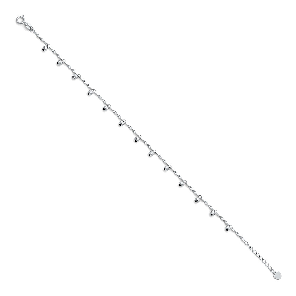 14K White Gold Light Bracelet