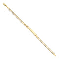 14K Yellow Gold 100 Cuban ID Bracelet