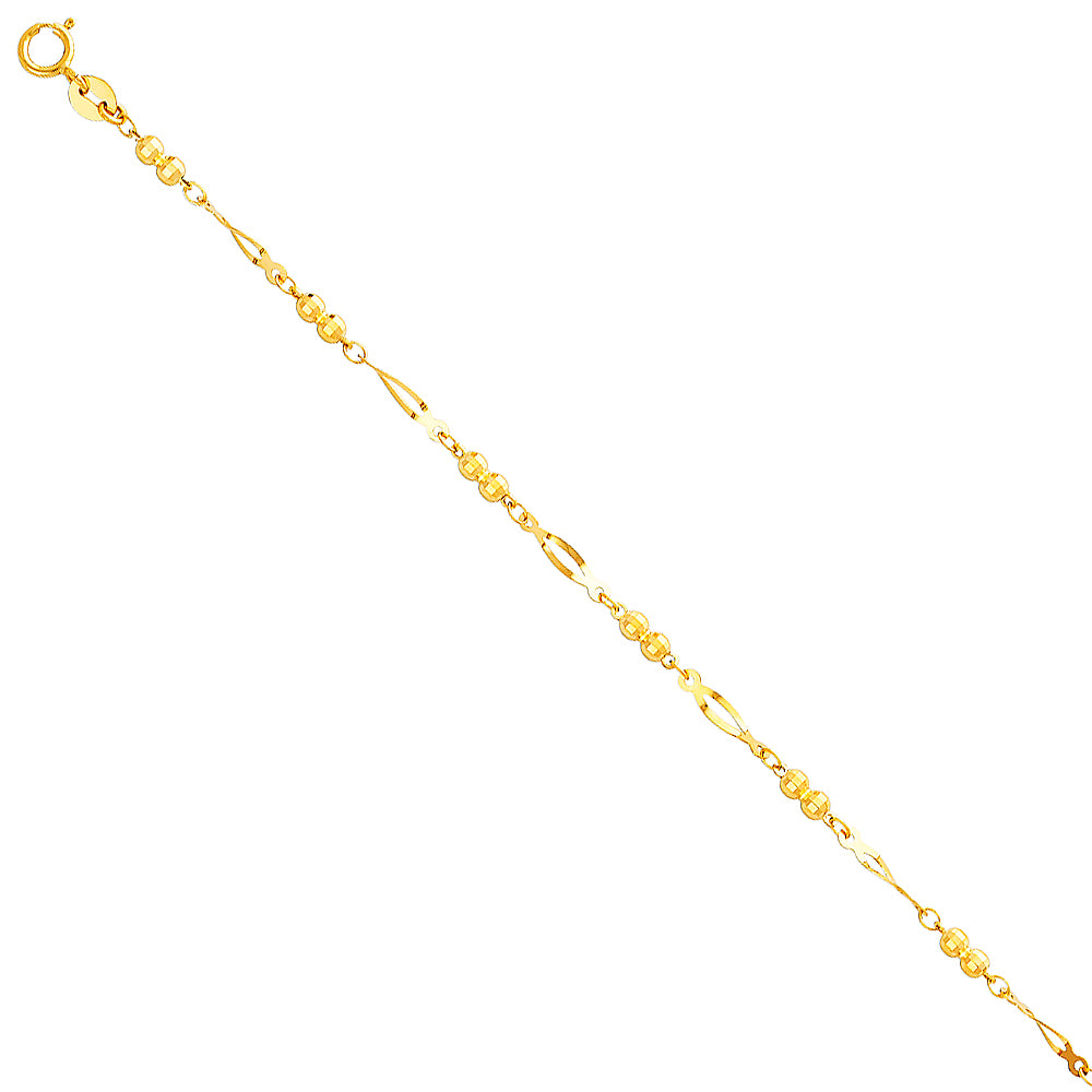 14K Yellow Gold Light Bracelet