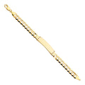 14K Yellow Gold Cuban 250 ID Bracelet