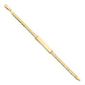 14K Yellow Gold Cuban 150 ID Bracelet