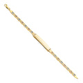 14K Yellow White Rose Gold Valentino Star Diamond Cut 120 ID Br