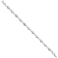 14K White Gold Stampato Bracelet