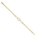 14K Yellow Gold CZ Bracelet