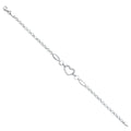 14K White Gold CZ Bracelet
