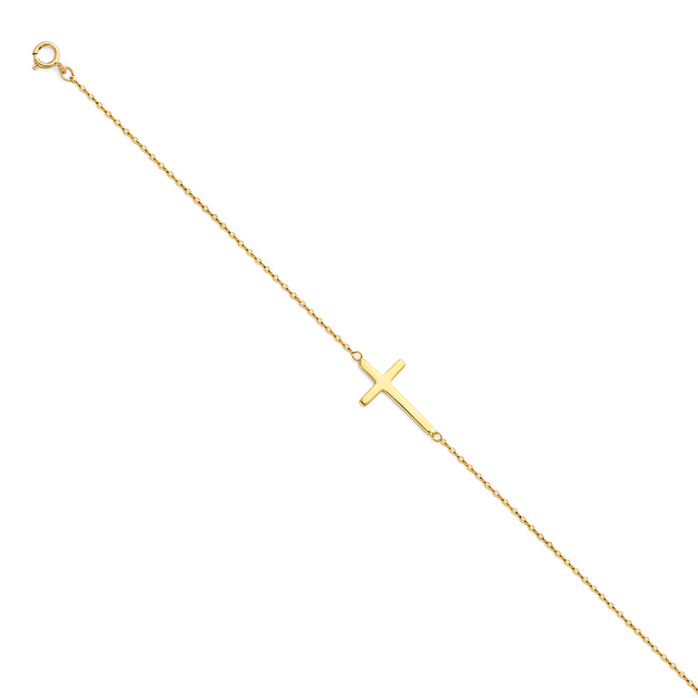 14K Yellow Gold Light Chain Bracelet