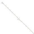 14K White Gold Light Chain Bracelet