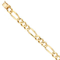 14K Yellow Gold Figaro Link Bracelet