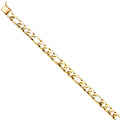 14K Yellow Gold Figaro Link Bracelet