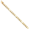 14K Yellow Gold Figaro Link Bracelet