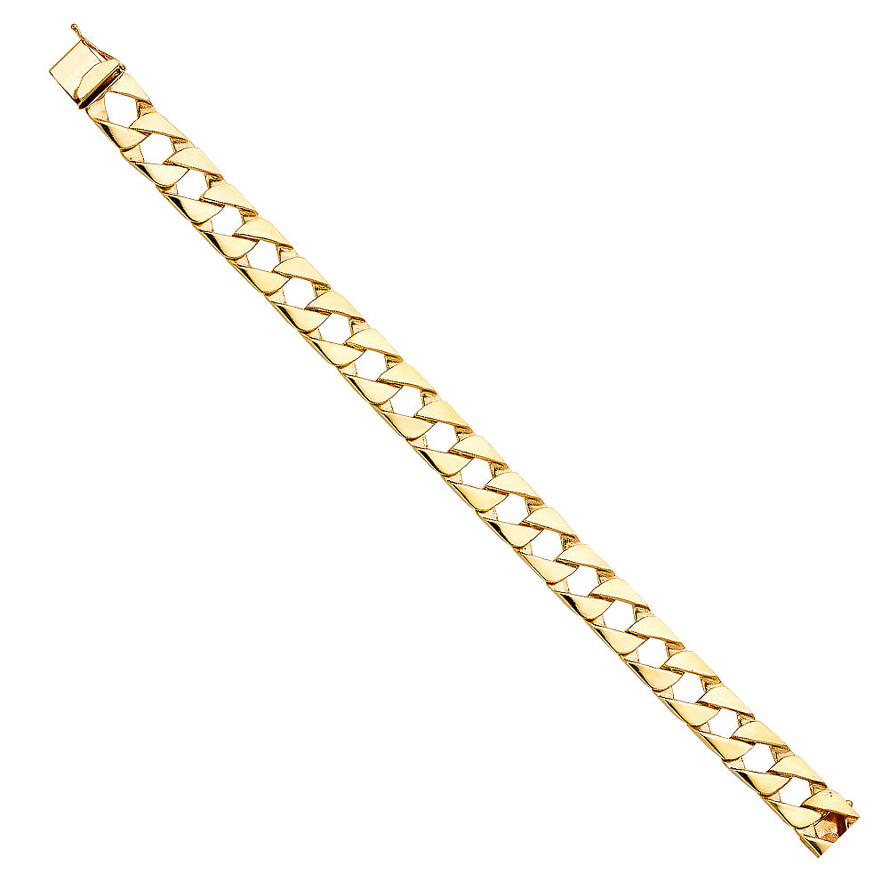 14K Yellow Gold Cuban Link Bracelet