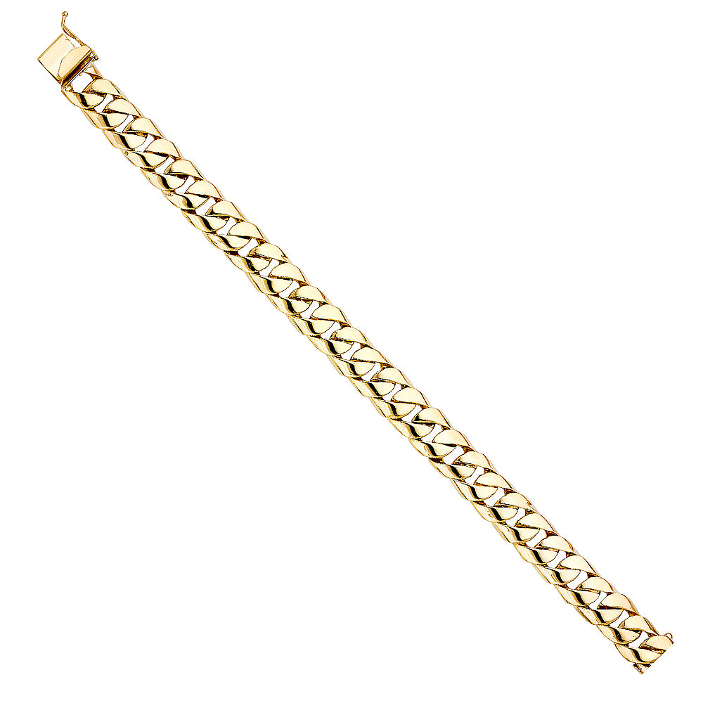 14K Yellow Gold Cuban Link Bracelet