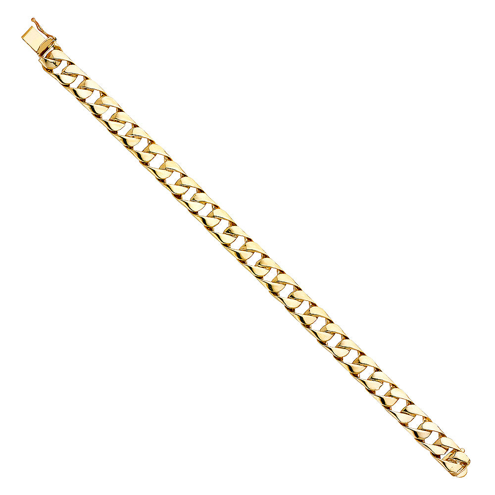 14K Yellow Gold Cuban Link Bracelet