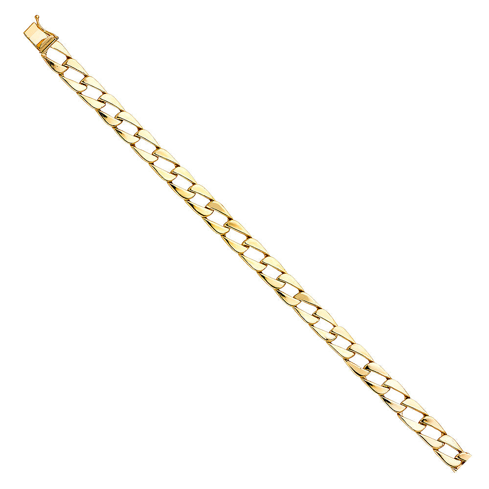 14K Yellow Gold Cuban Link Bracelet