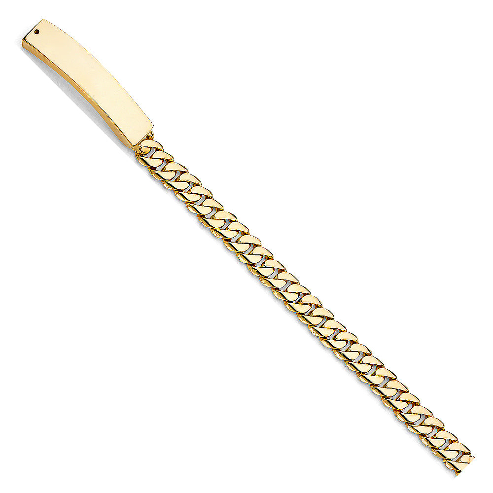 14K Yellow Gold Miami Cuban Link Mil-Id Br