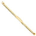 14K Yellow Gold StampCuban Link F-Baby ID Br
