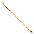 14K Yellow Gold StampCuban Link Baby ID Br