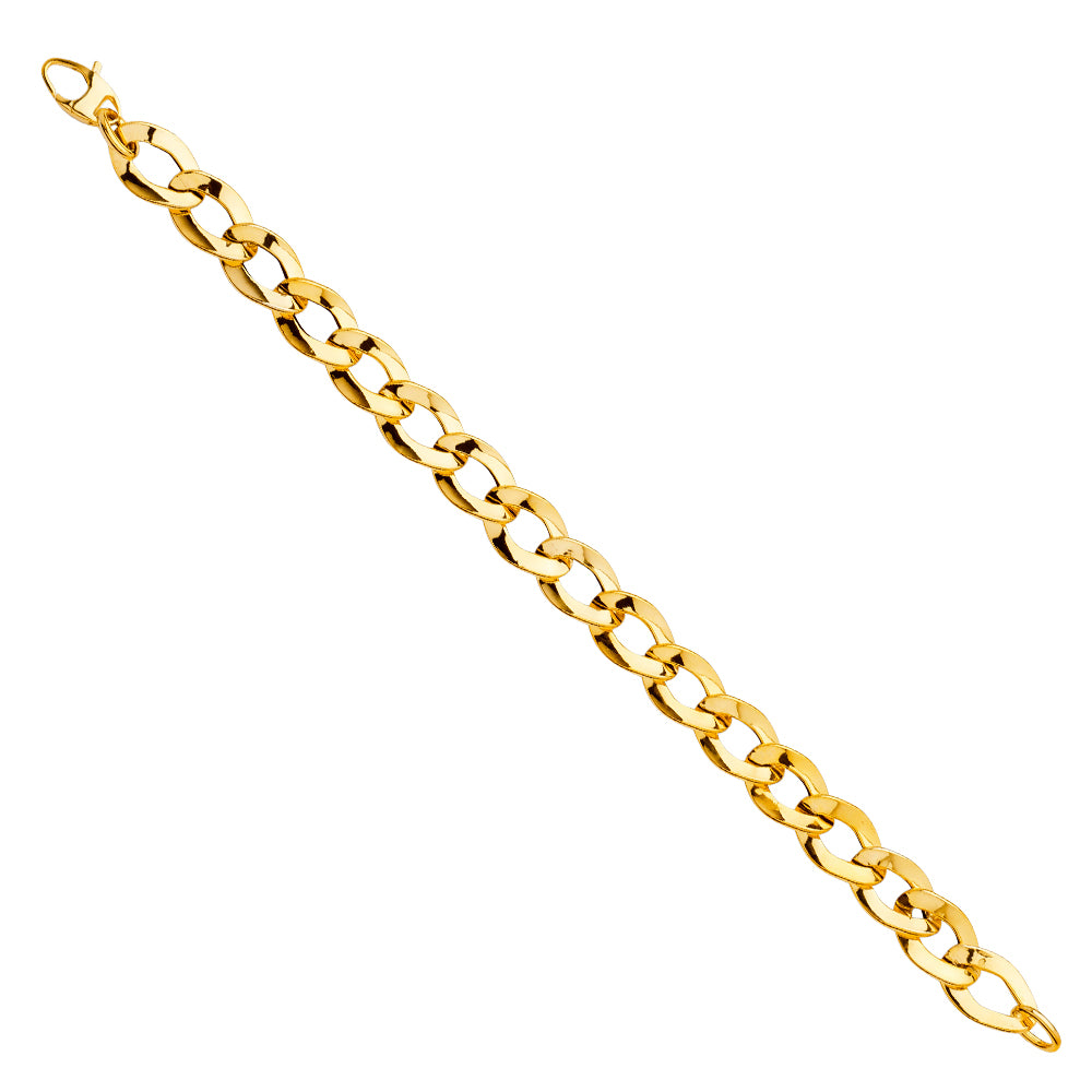 14K Yellow Gold Fancy Hollow Bracelet