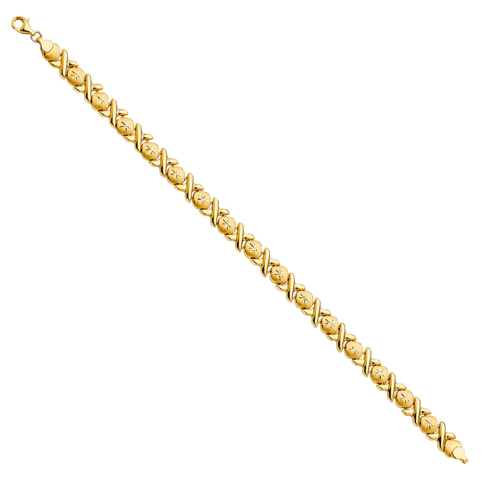 14K Yellow Gold Stampato Bracelet