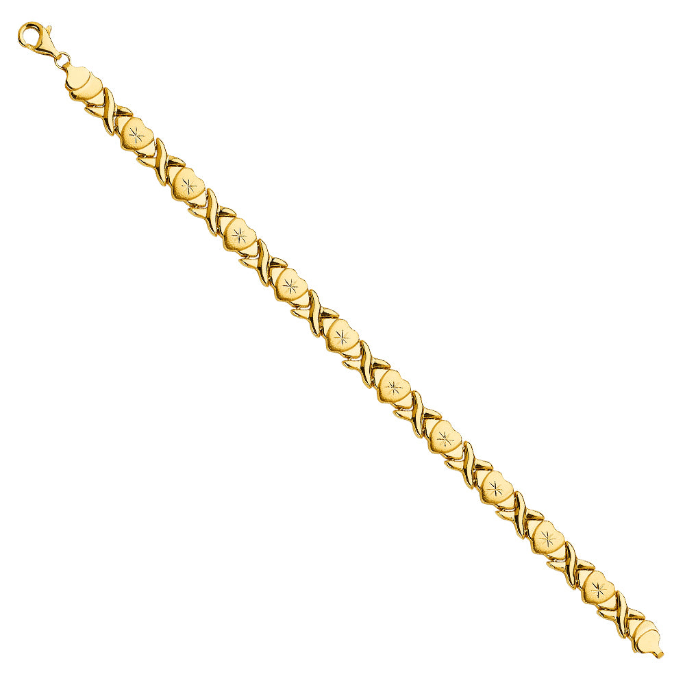 14K Yellow Gold Stampato Bracelet