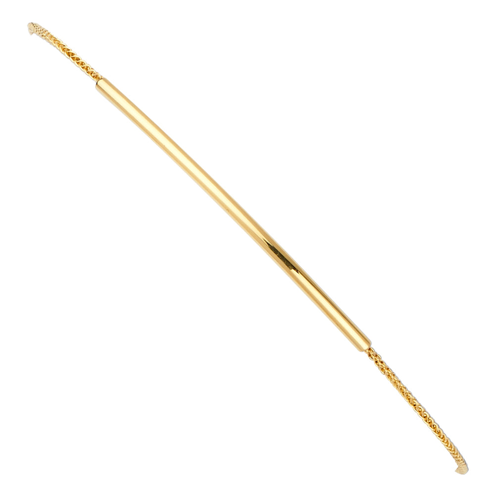 14K Yellow Gold Friendship Bracelet
