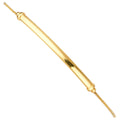 14K Yellow Gold Friendship Bracelet