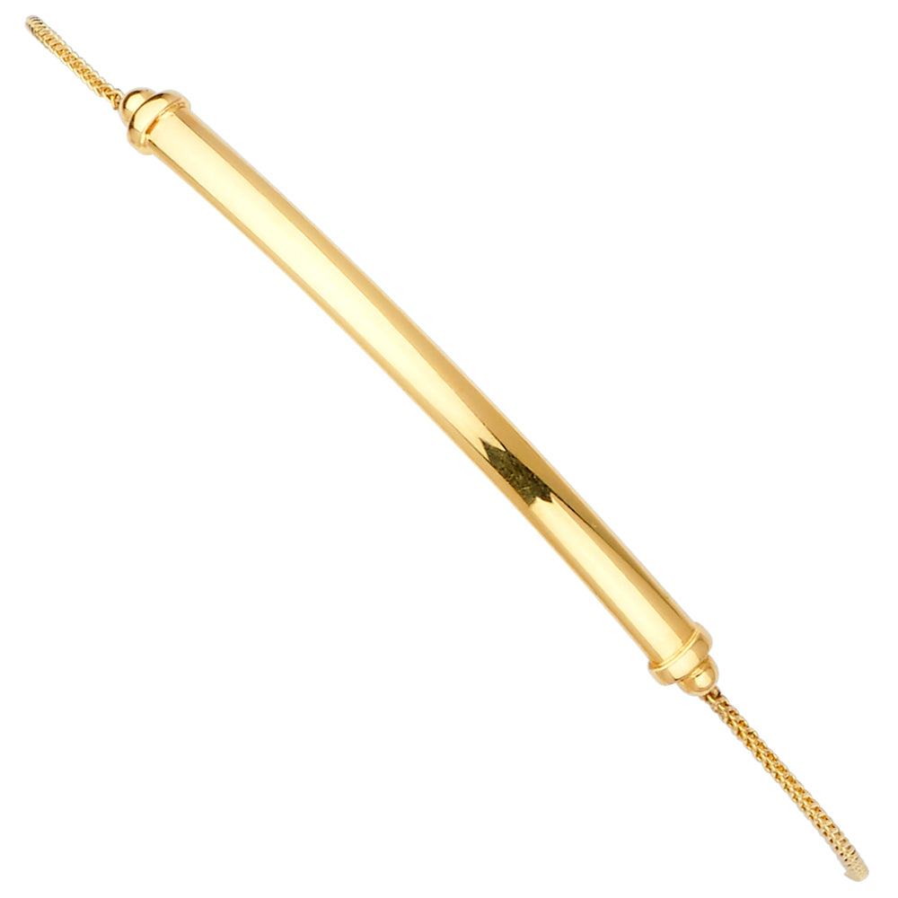 14K Yellow Gold Friendship Bracelet