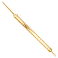 14K Yellow Gold Friendship Bracelet