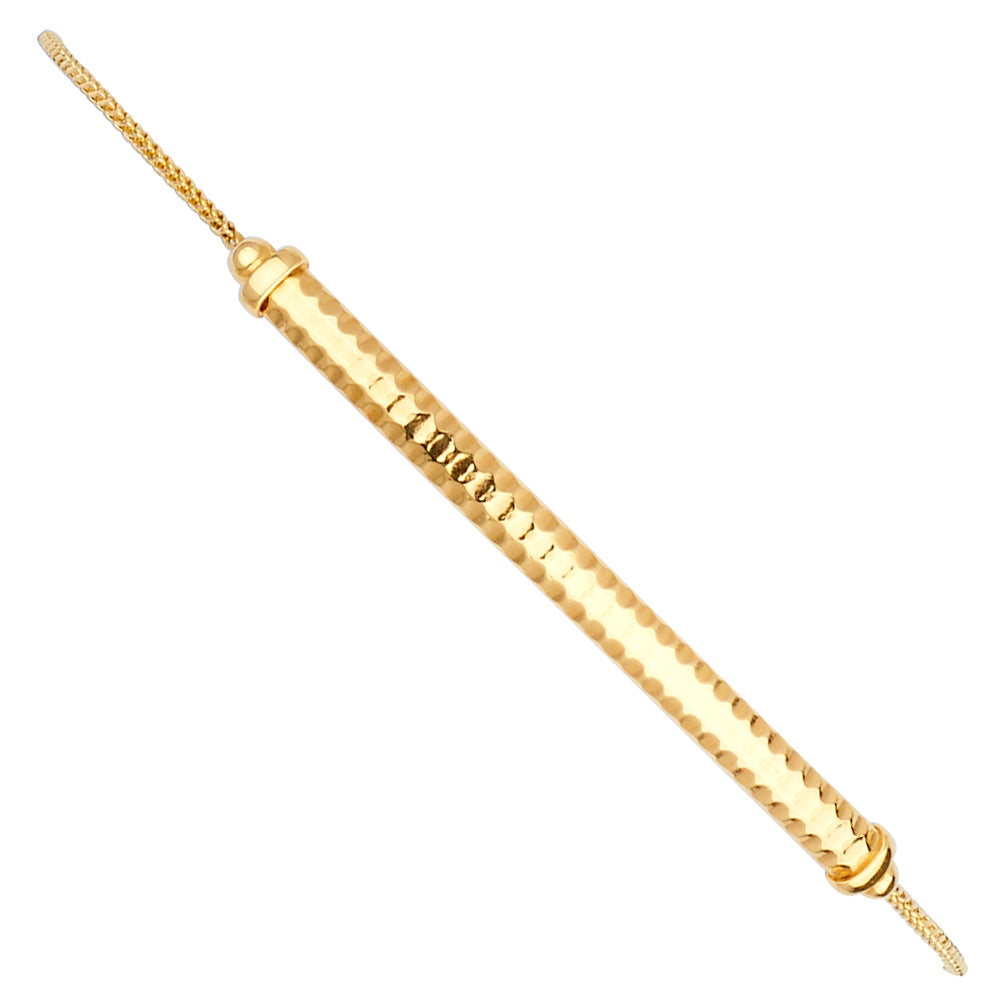 14K Yellow Gold Friendship Bracelet