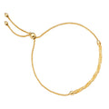 14K Yellow Gold Friendship Bracelet