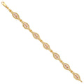 14K Yellow White Rose Goldolor Guadalupe Bracelet
