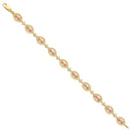 14K Yellow White Rose Goldolor Guadalupe Bracelet