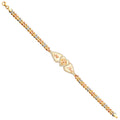 14K Yellow White Rose Goldolor 15 Years ID Bracelet