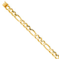 14K Yellow Gold Solid Link Bracelet