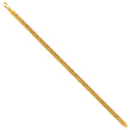 14K Yellow Gold Crystal Cut Bracelet
