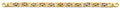 14K Two Tone Gold Fancy Men'S Bracelet