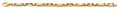 14K Yellow Gold Fancy Screw Link Men'S Bracelet