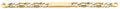 14K Yellow Gold Hollow ID Bracelet