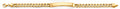 14K Yellow Gold Hollow Cuban ID Bracelet
