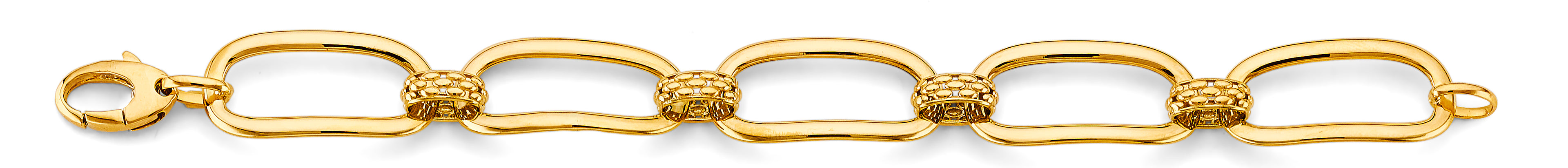 14K Yellow Gold Fancy Bracelet