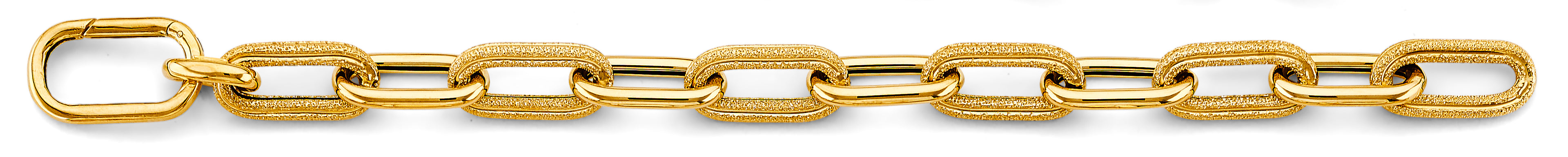 14K Yellow Gold Fancy Link Bracelet