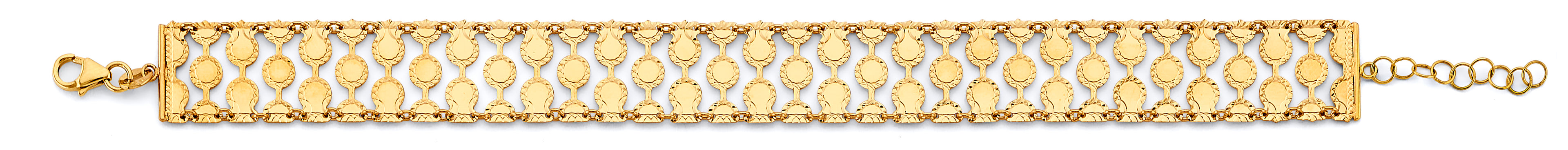 14K Yellow Gold Fancy Bracelet