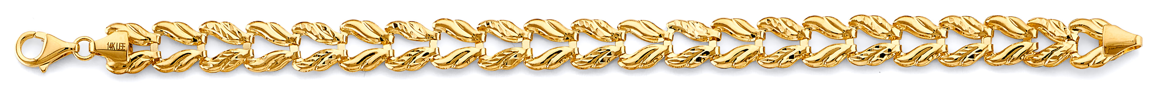 14K Yellow Gold Fancy Hollow Bracelet