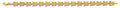14K Two Tone Gold Butterfly Bracelet