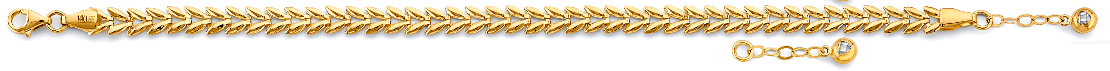 14K Yellow Gold Fancy Bracelet