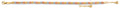 14K Yellow White Rose Gold Diamond Cut Ball Bracelet