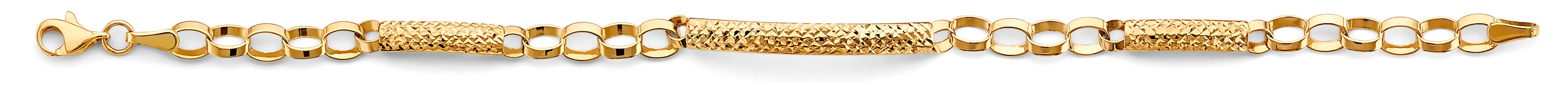 14K Yellow Gold Link/Bar Bracelet