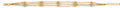 14K Yellow Gold 3 Line Link/Ball Bracelet