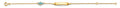 14K Yellow Gold Enamel Boy Baby ID Bracelet