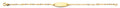 14K Yellow Gold Baby ID Bracelet